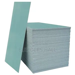 Moisture Resistant Plasterboard 12.5mm Green Board for Ceiling Wall