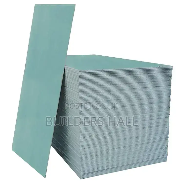 Moisture Resistant Plasterboard 12.5mm Green Board for Ceiling Wall