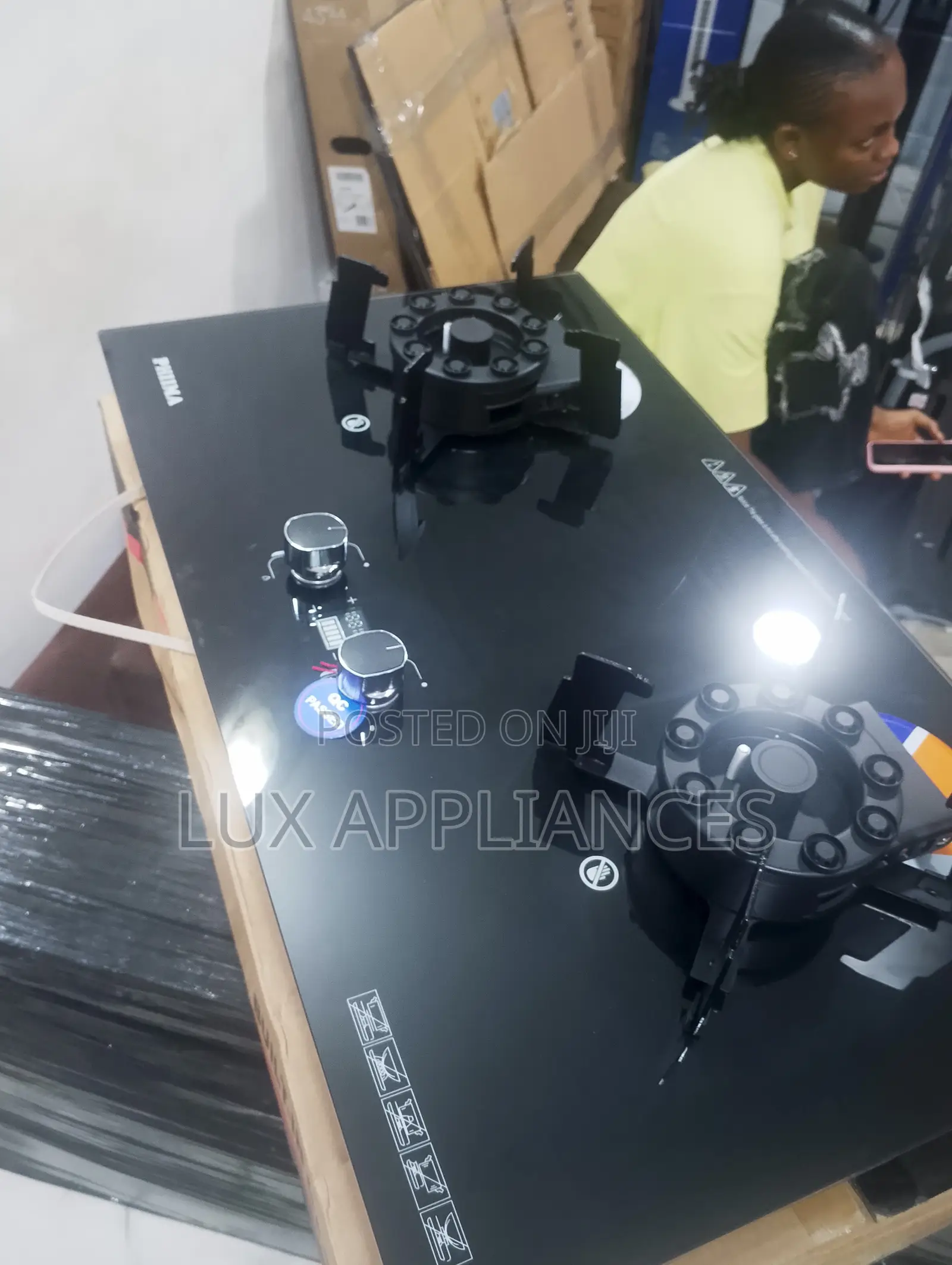 Phiima Strong Pan Support Gas Hob