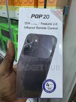 New Tecno Pop 20 128 GB Black
