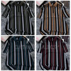 Luxury Collar Neck Men’S Top