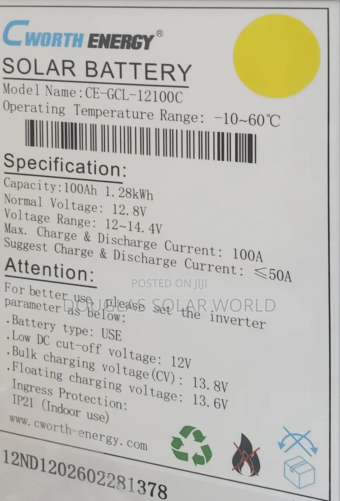 2kw/1.3kwh All-in-One Solar Solution (Solar System)