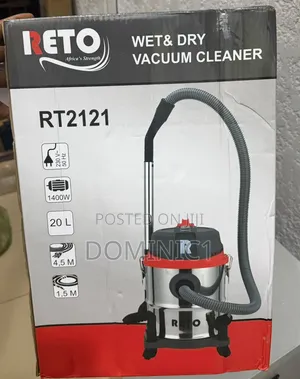 Reto Wet/Dry Vacuum Cleaner Features a 1400w Motor and a 20-Liter