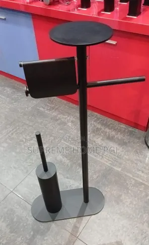 High Quality Heavy Guage Toilet Brush/Tissue Paper Holder