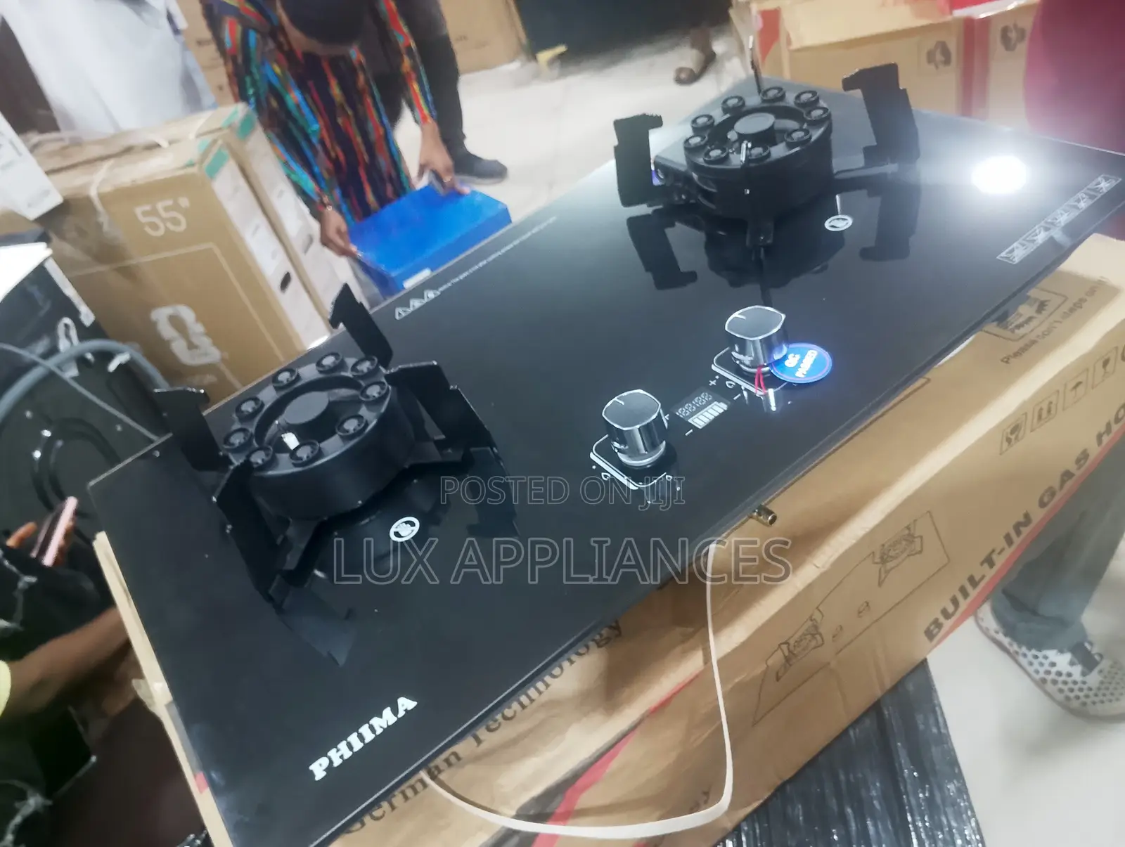 Phiima Compact Dual Burner Hob