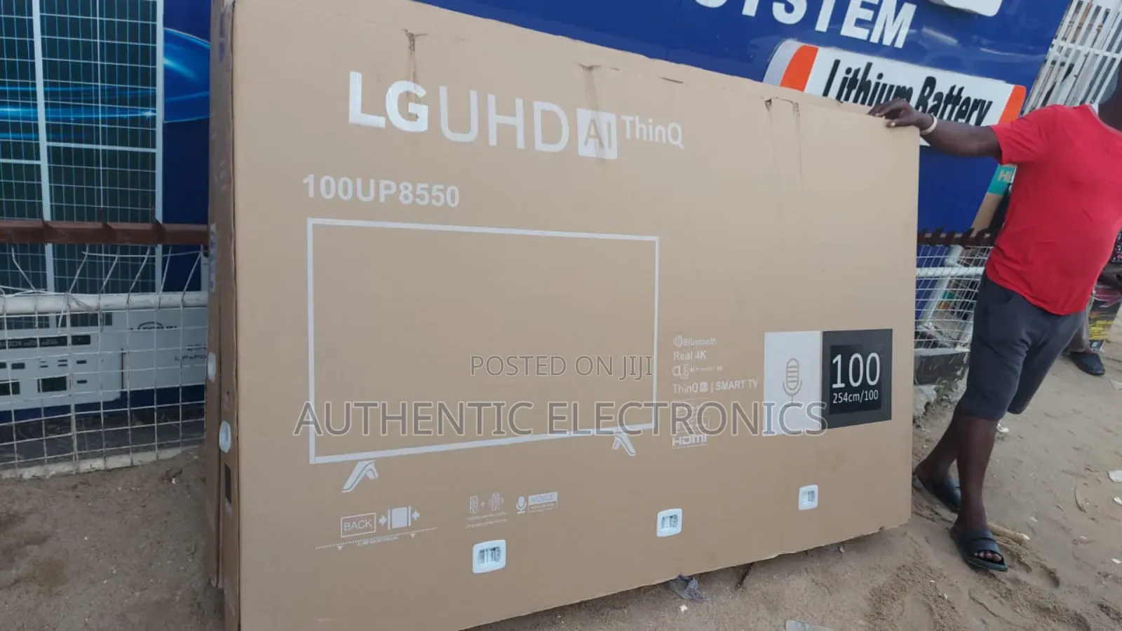 Lg 100'inches Smart Frameless Tv
