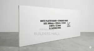 Knauf Plasterboard 2.8m X 12.5mm White Board Ceiling Partition
