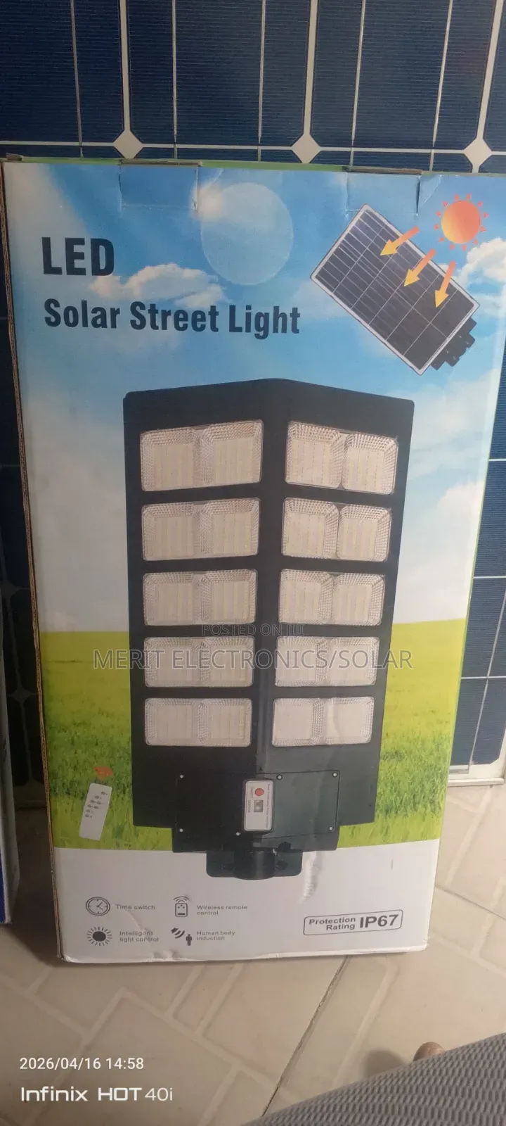 500w Solar Street Light