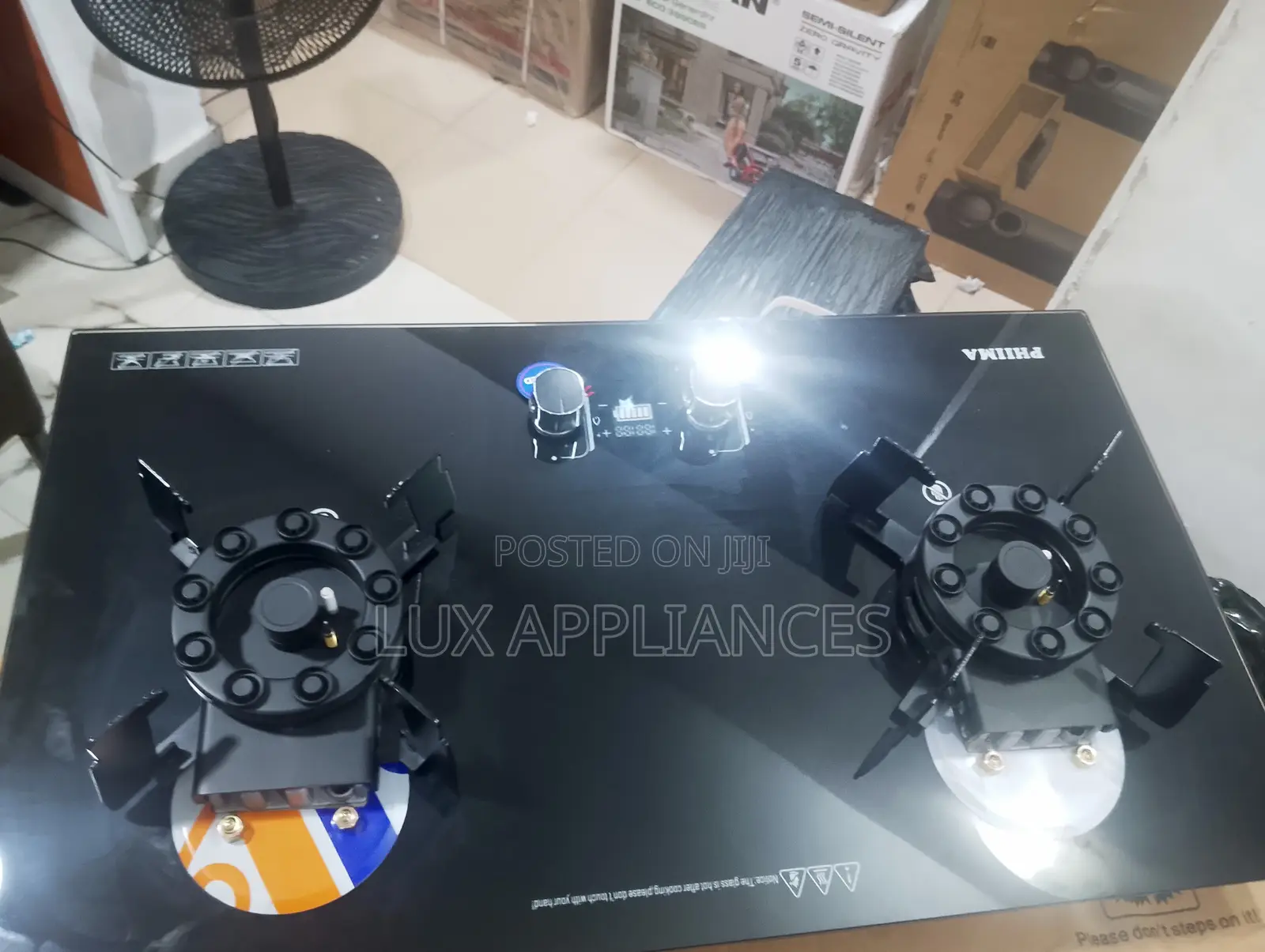 Phiima Easy-Clean Gas Hob