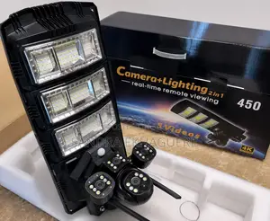 Street Solar Lights With CCTV Camera