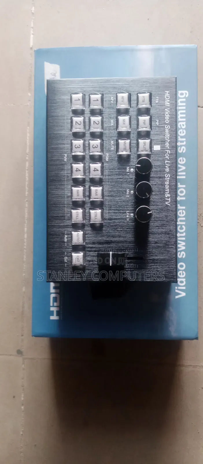 4 Channel Video Switcher for Live Streaming