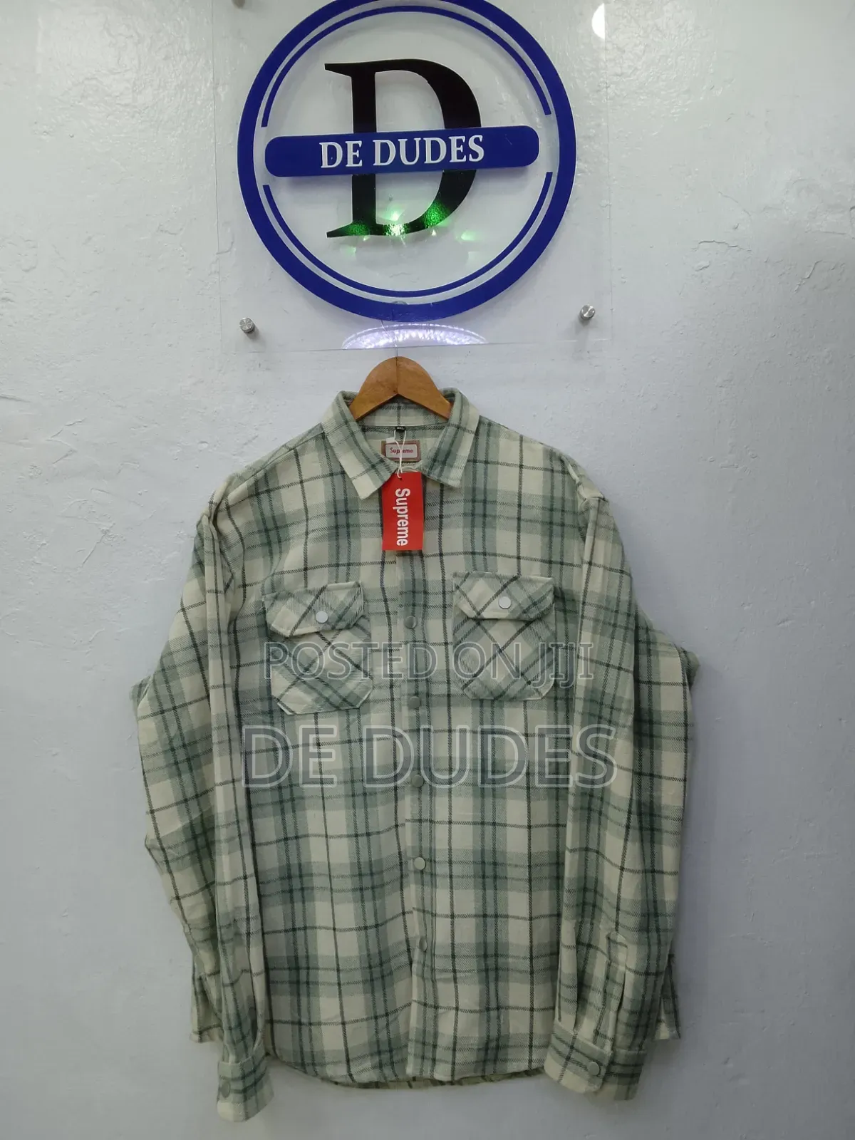 Supreme Checkers Shirt
