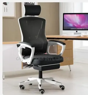Office Chair Black With Foot Rest
