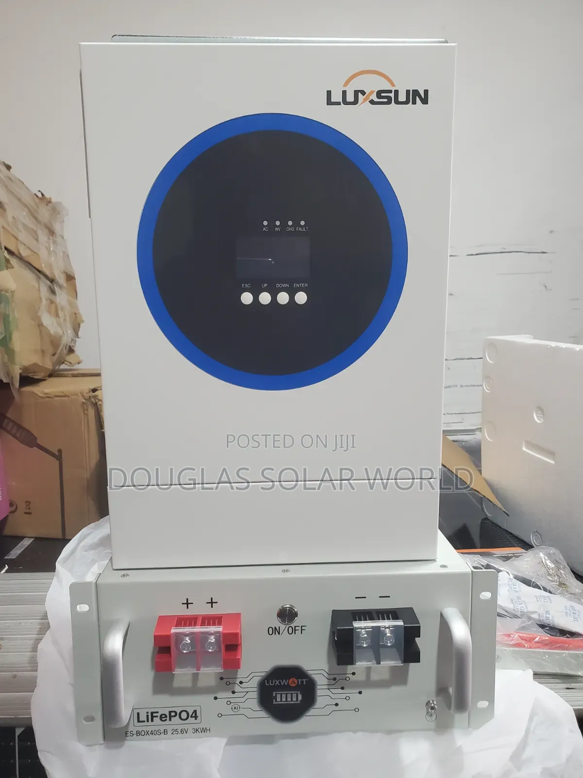 Lux 4.2kva Hybrid Inverter/3kwh Lithium Battery Solar System/Solution