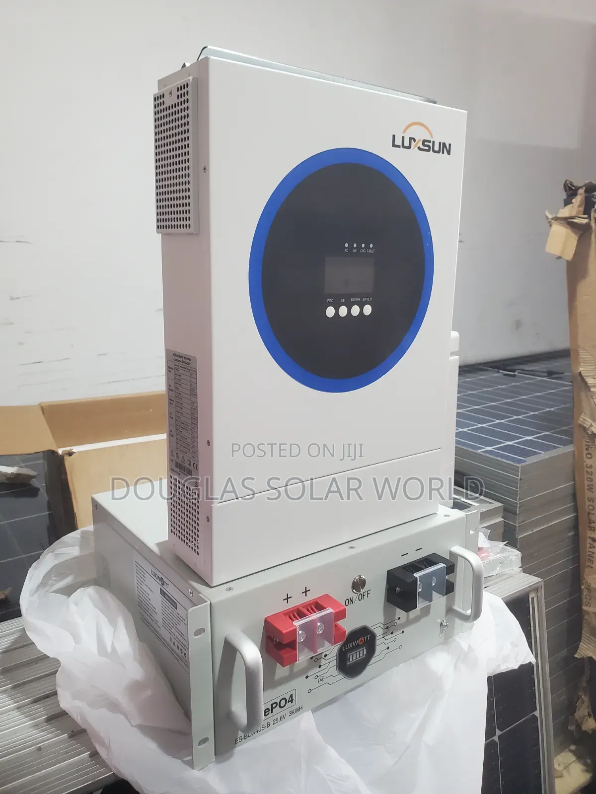 Lux 4.2kva Hybrid Inverter/3kwh Lithium Battery Solar System/Solution