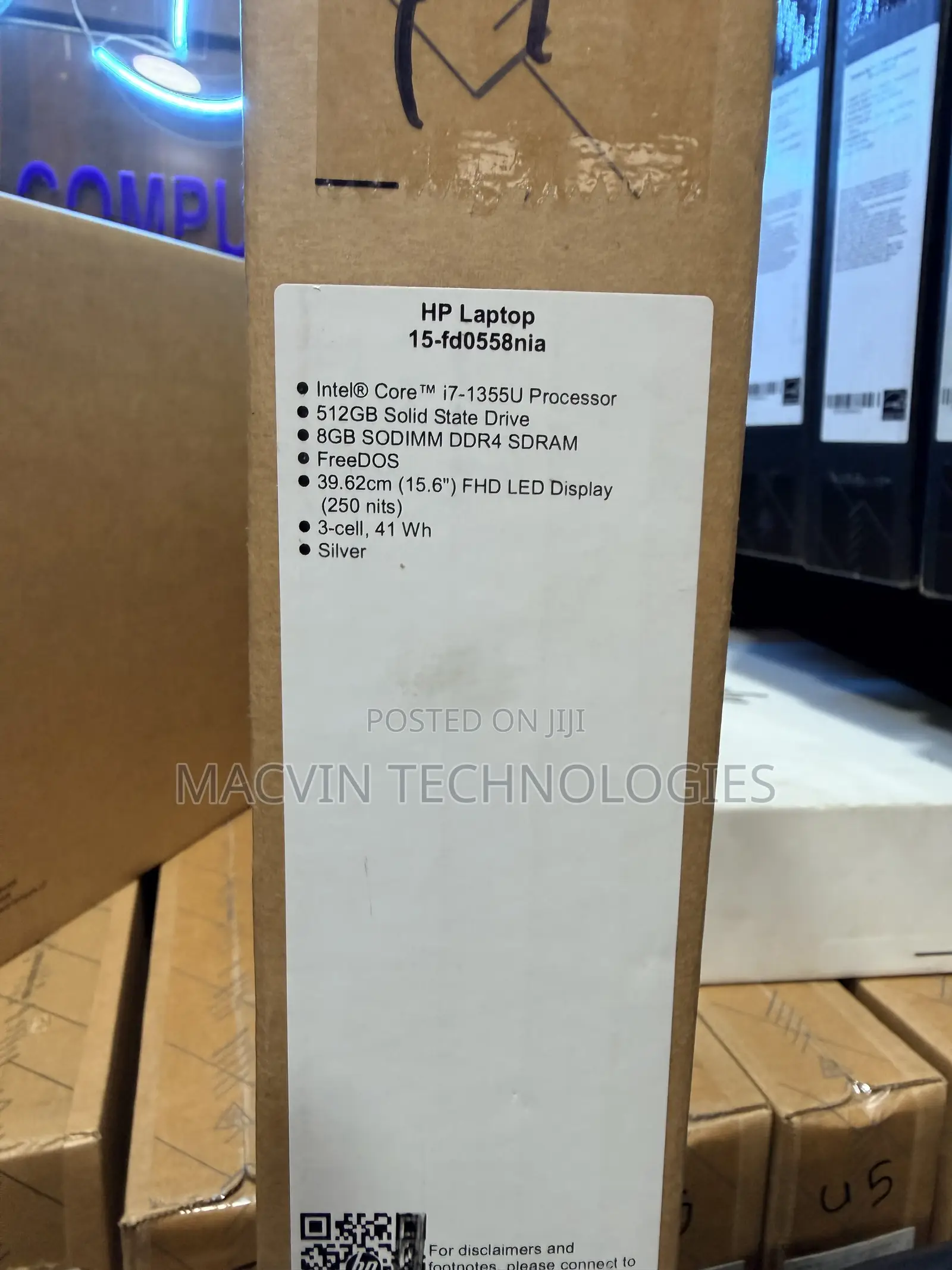 New Laptop HP 15 8GB Intel Core i7 SSD 512GB