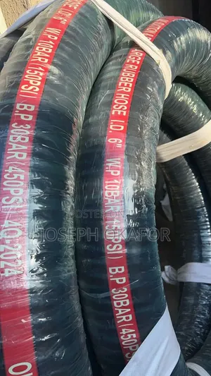 6inches Black Suction Hose 60meters