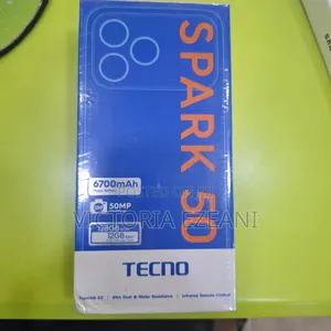 New Tecno Spark 50 128 GB Black