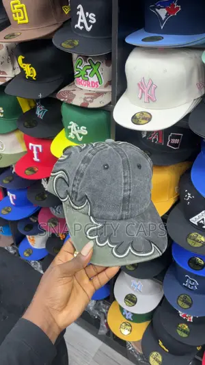 Flame Acid Washed Denim Cap
