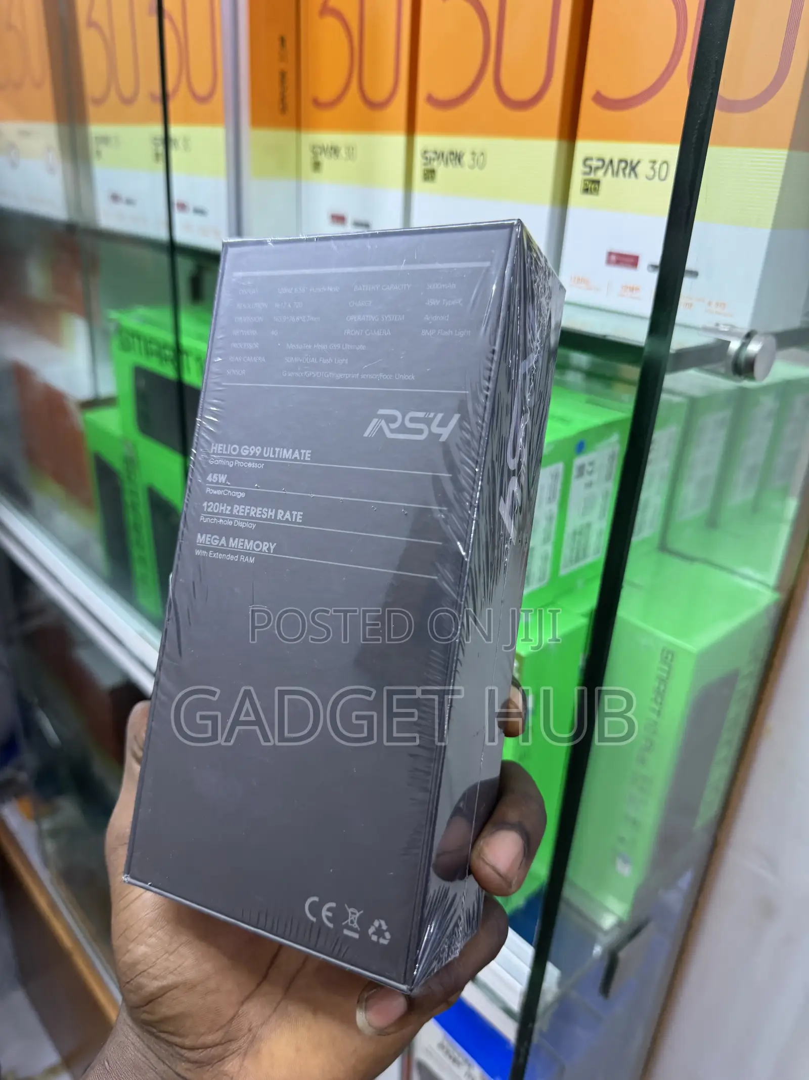 New Itel RS4 256 GB Black
