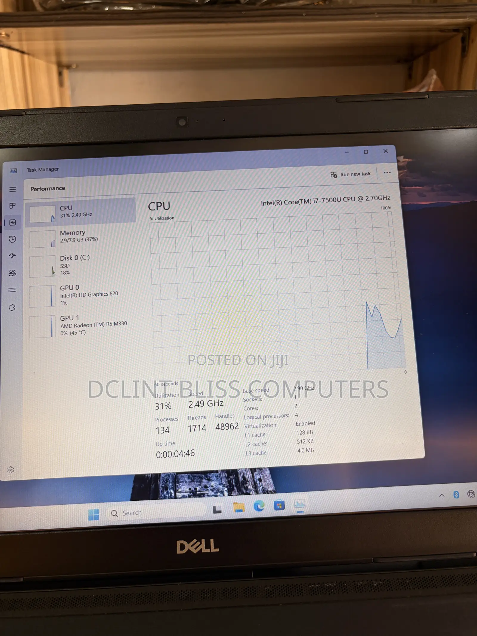 Laptop Dell Latitude 3580 8GB Intel Core i7 SSD 256GB