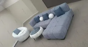 Lshape Furniture With Single Chair and Center Table