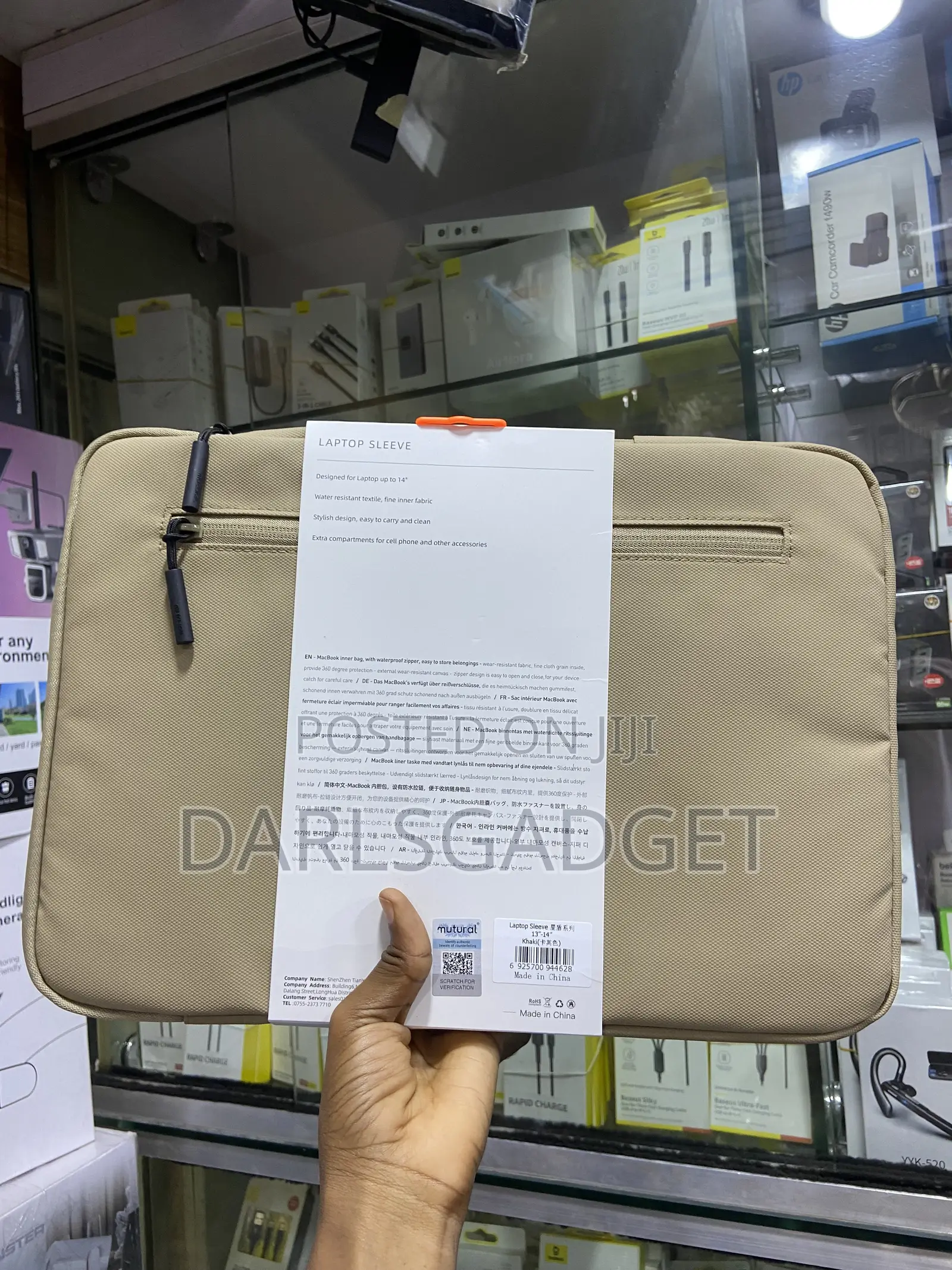Mutural Protective Waterproof Laptop Sleeve Case for 14-Inch PCS