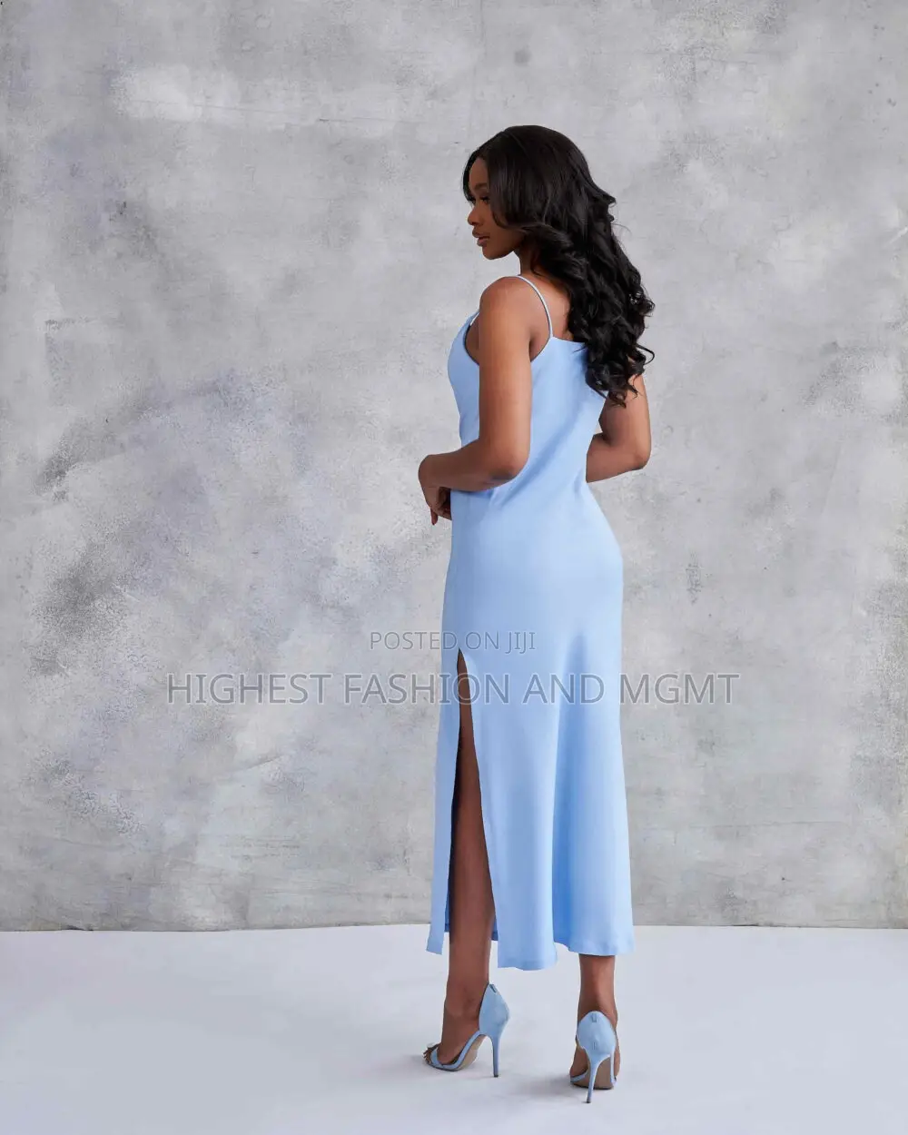 Silk Thin Strap Slip Dress