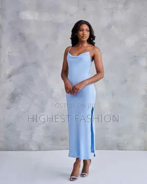 Silk Thin Strap Slip Dress