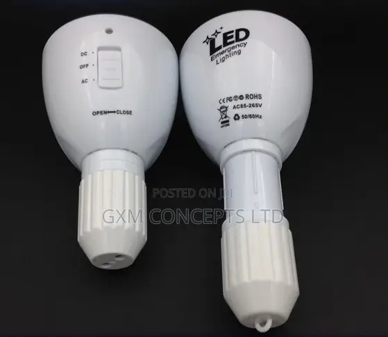 Rechargeable Emergency Led Bulb With Backup Battery