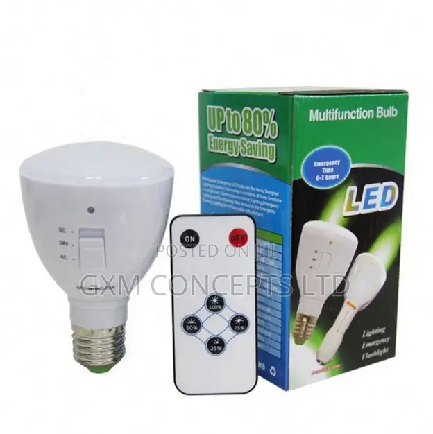 Rechargeable Emergency Led Bulb With Backup Battery