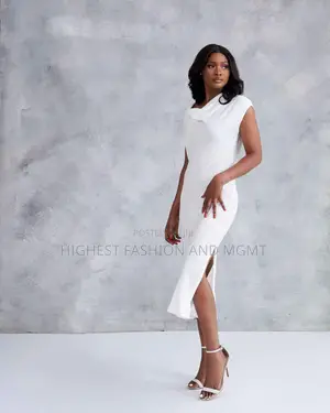 Silk Cowl Neck Slip Dress