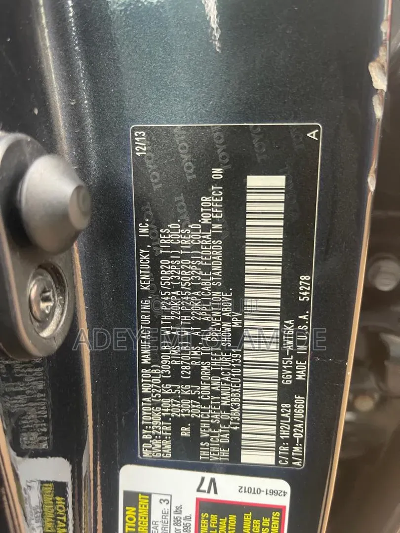 Toyota Venza 2014 Black