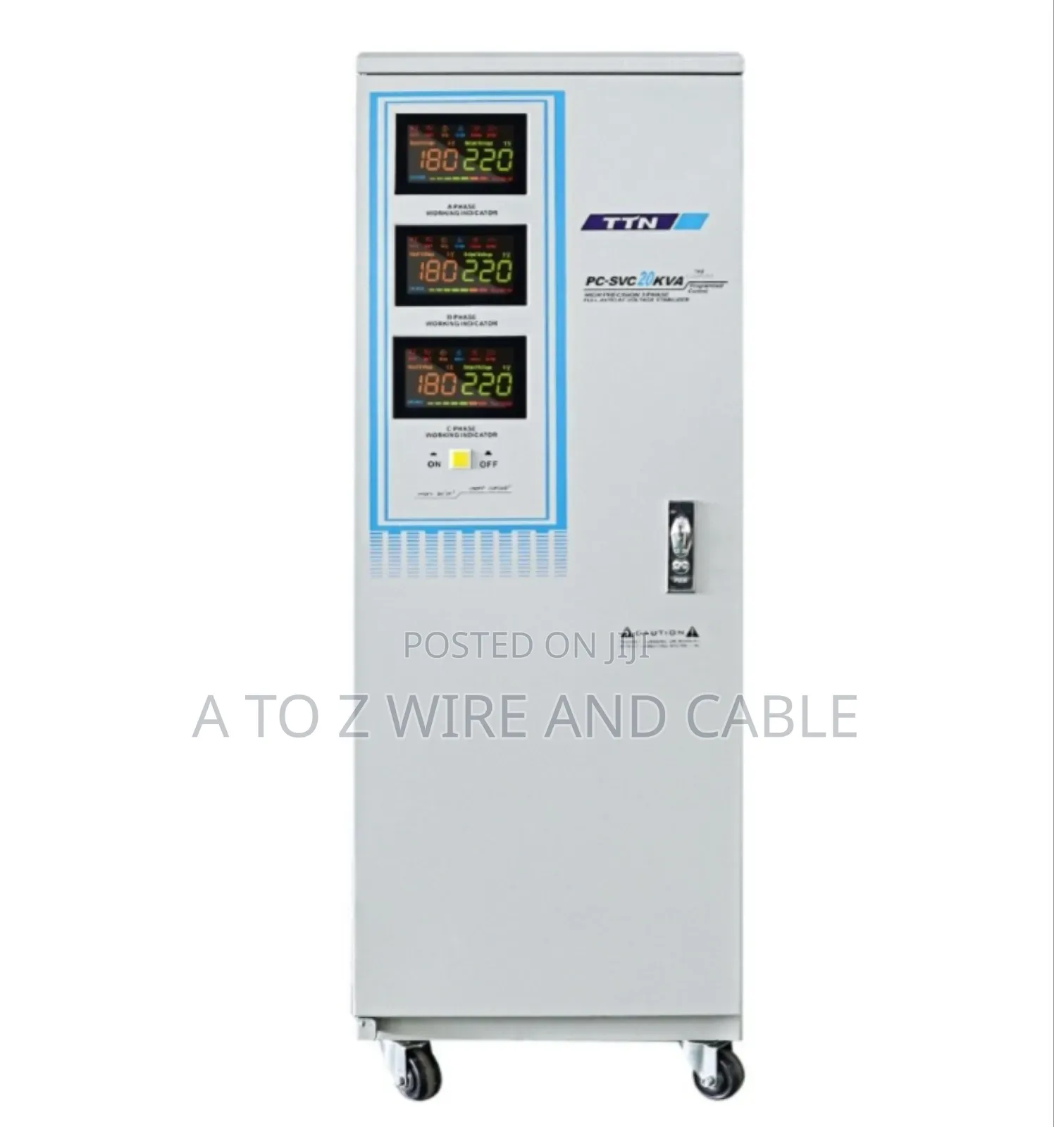 Original TTN 20kva 3 Phase Servo Voltage Stabilizer