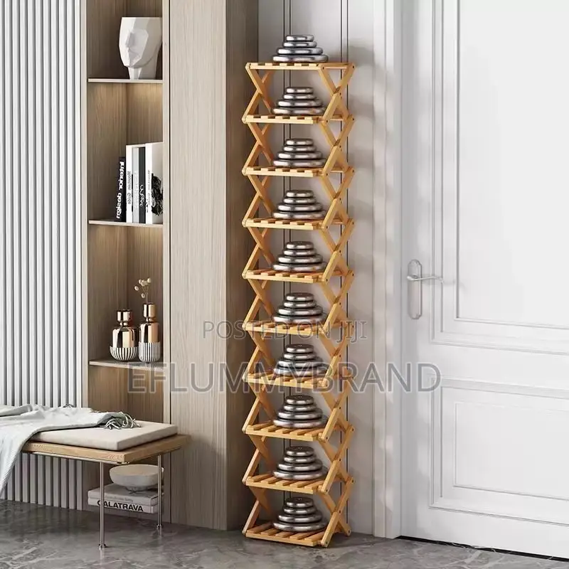10 Layer Retractable Shoe Rack