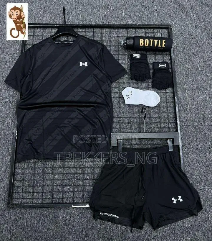 Complete Sets of Compression Shorts With Tops