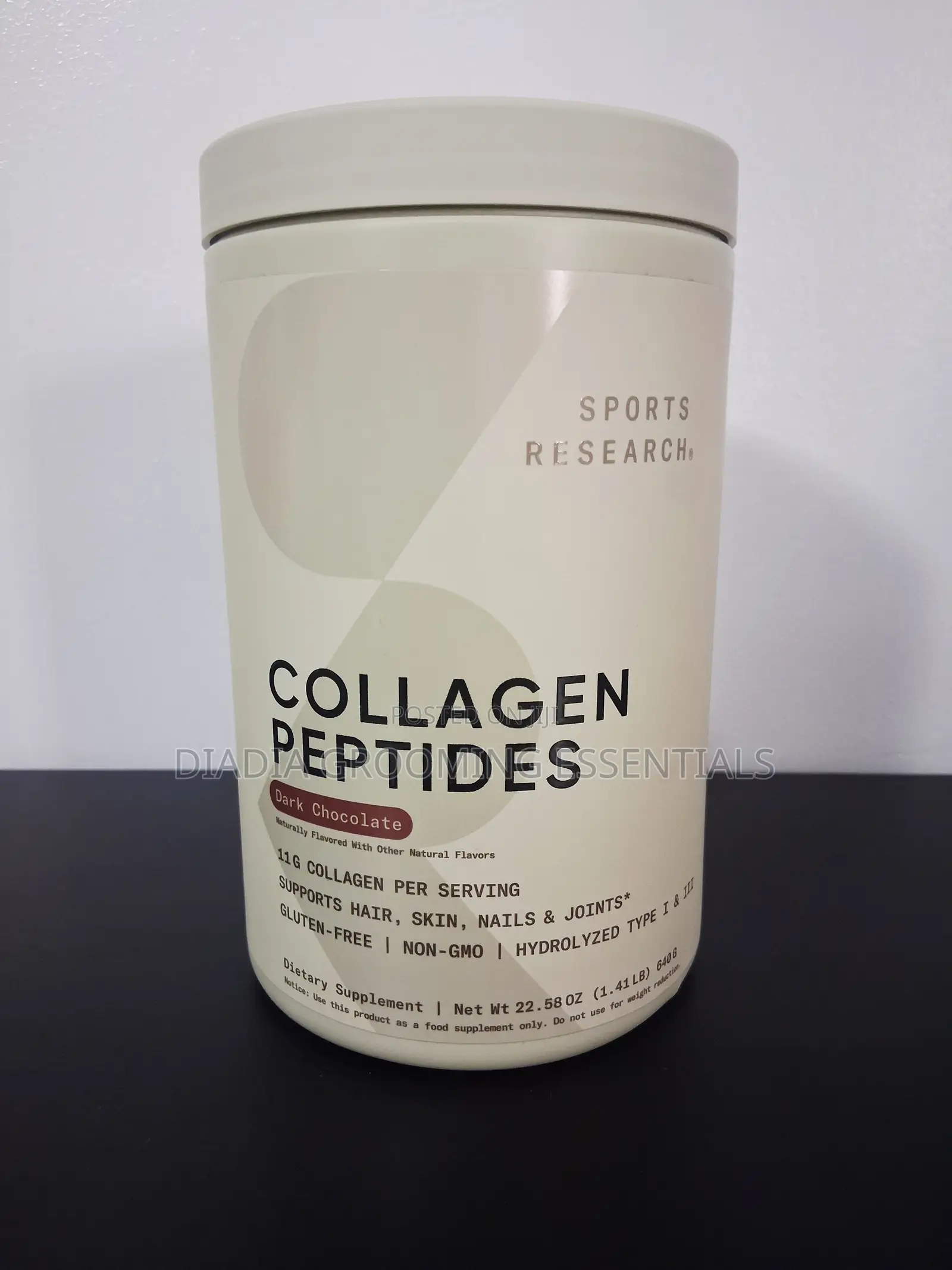 Sports Research Collagen Peptides Dark Chocolate