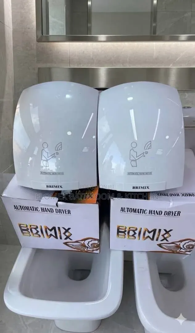 Brimix Sensor Hand Dryer - Fast Drying Energy Efficient