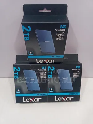 Lexar Usb-C 3.2 Gen2 2tb Portable SSD Es3 With R W 1050 Mb/S.