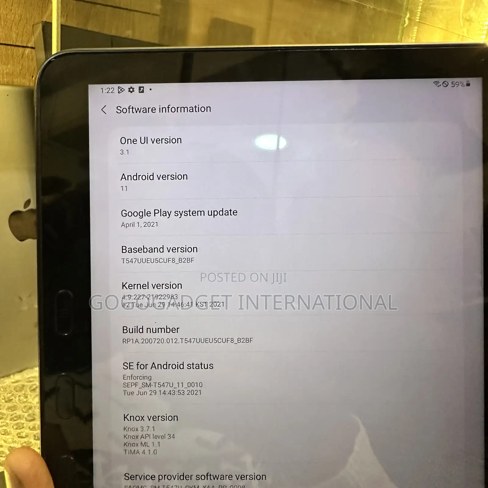 Samsung Galaxy Tab Active Pro 64 GB Black
