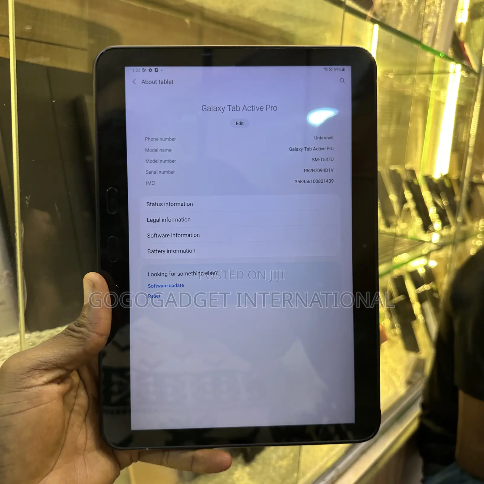 Samsung Galaxy Tab Active Pro 64 GB Black