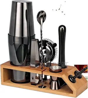 Black 9pcs Bar Tools Set