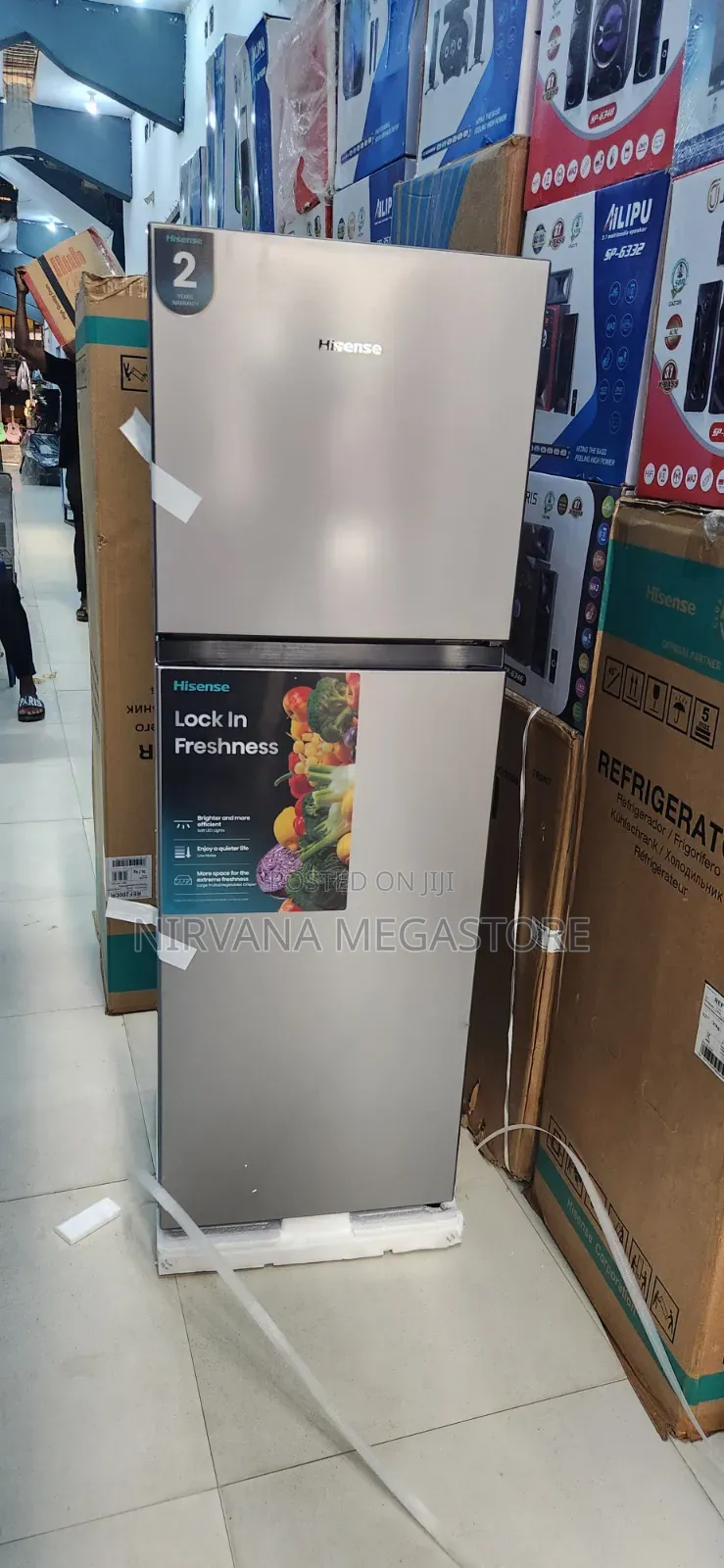 Hisense Double Door Refrigerator