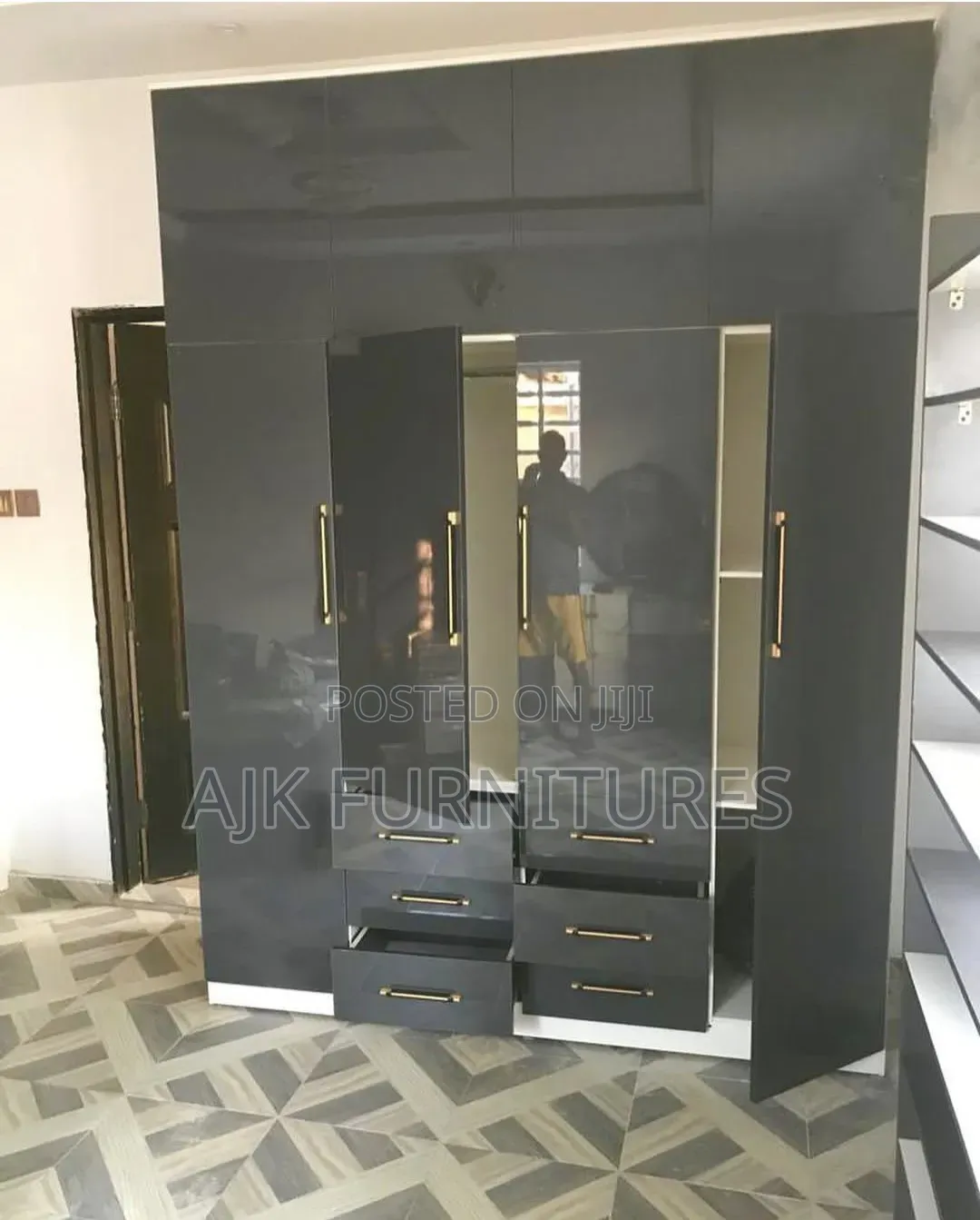 Modern High Gloss Wardrobe