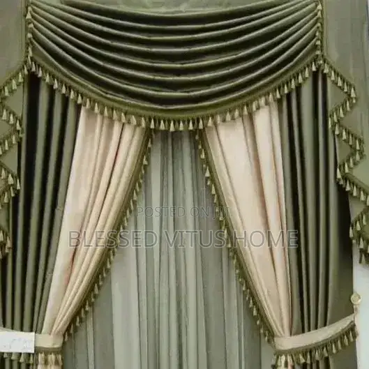 Luxury Olive Green Luxury Curtain