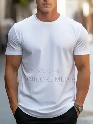 White Plain T Shirt (Hard to Fade)