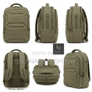 Hp Power Canvas Backpack – Army Green