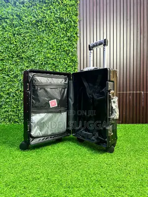 Premium Black Aluminum Frame Luggage Set