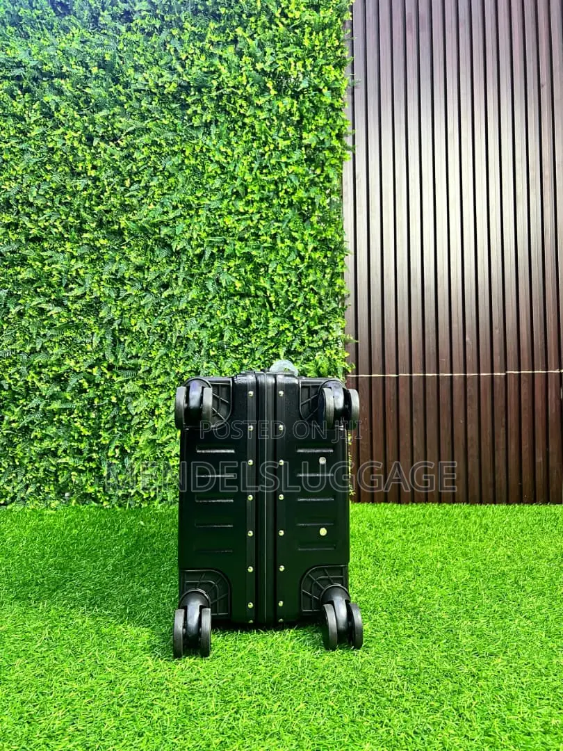 Premium Black Aluminum Frame Luggage Set