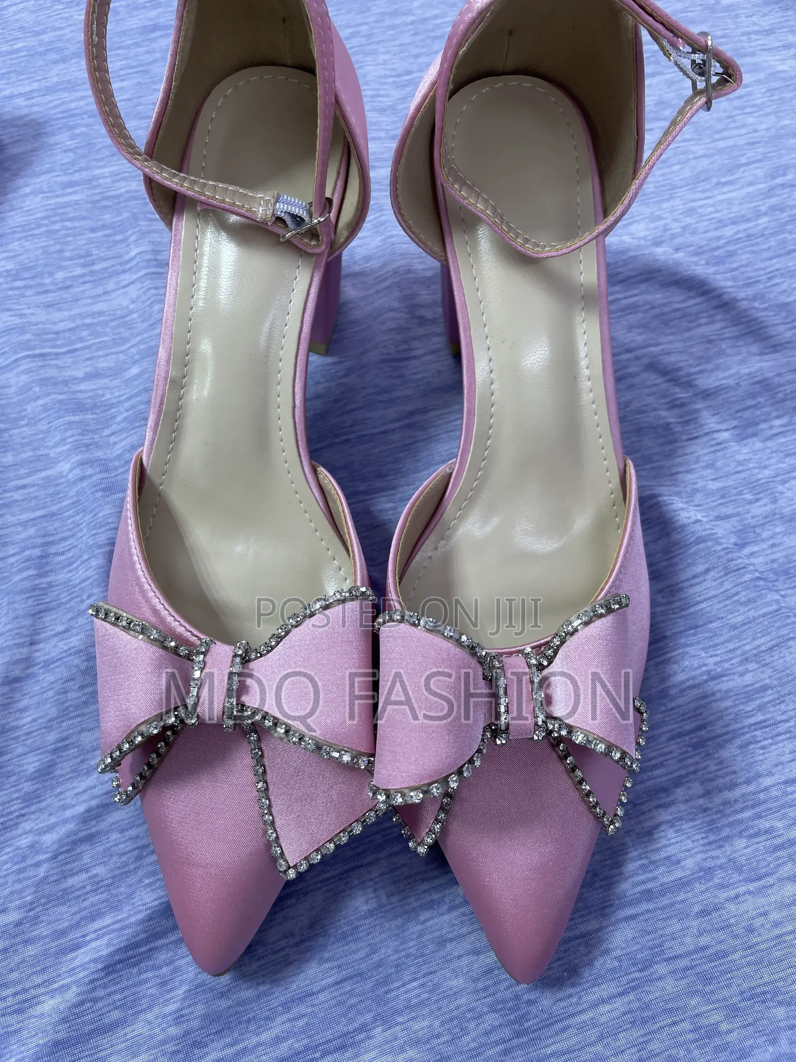 Luxury Women's Satin Block Heels